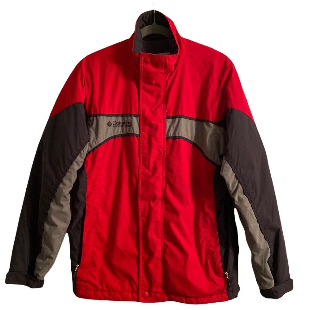 Columbia Red/Grey Mens Jacket - Size Small